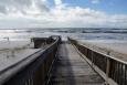 Boardwalk along a shore