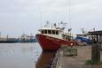 Two pelagic longline vessels at docks in Louisiana.