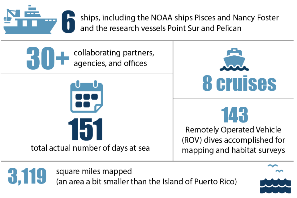 Infographic providing a summary of the 2023 Deep Sea Cruises