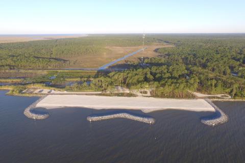 aerial view of Bayfront Park 